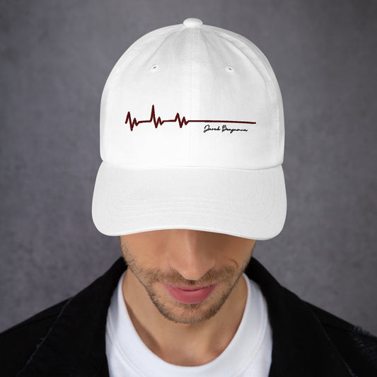 Flatline White Dad hat