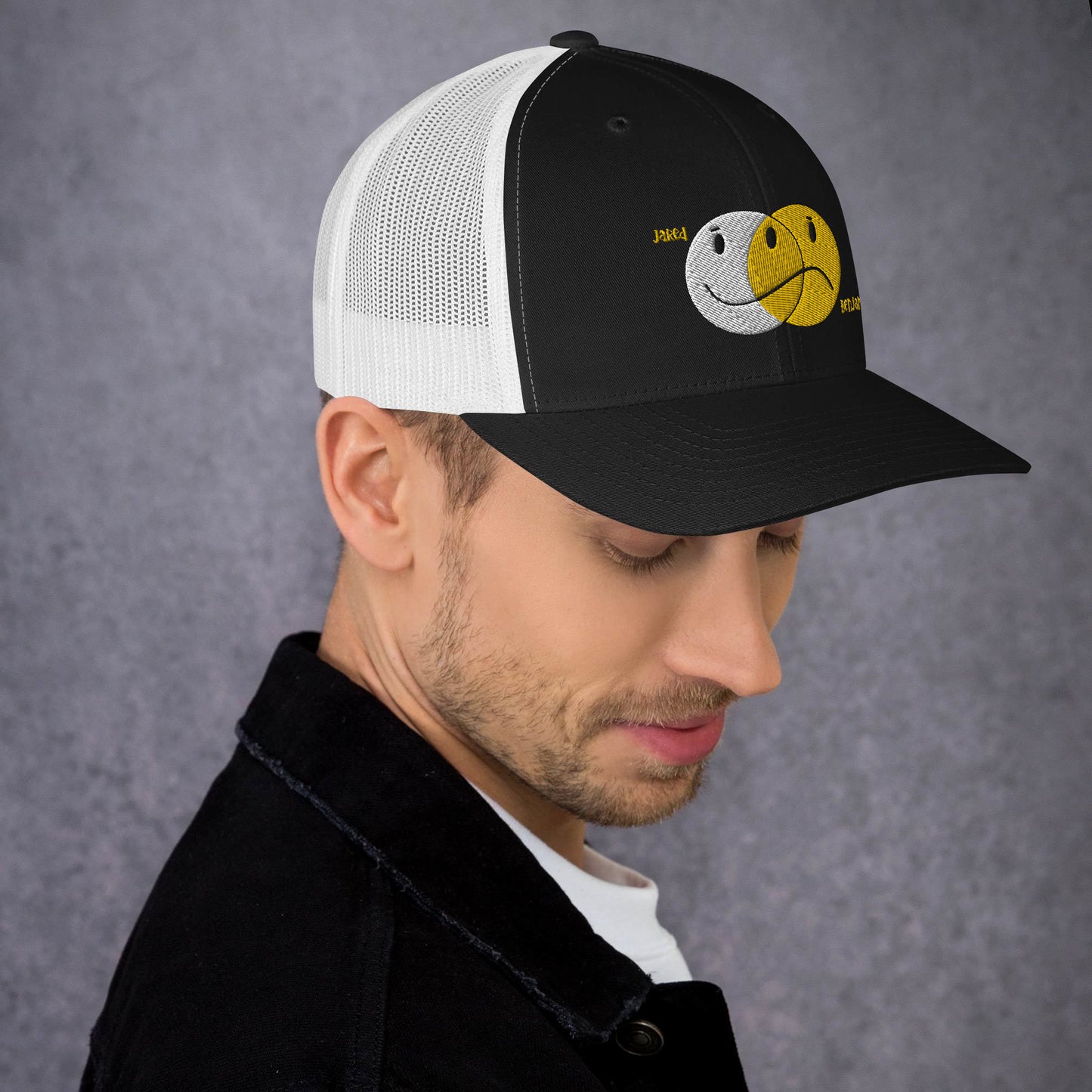 Hi's & Low's Black or Black and White Trucker Cap
