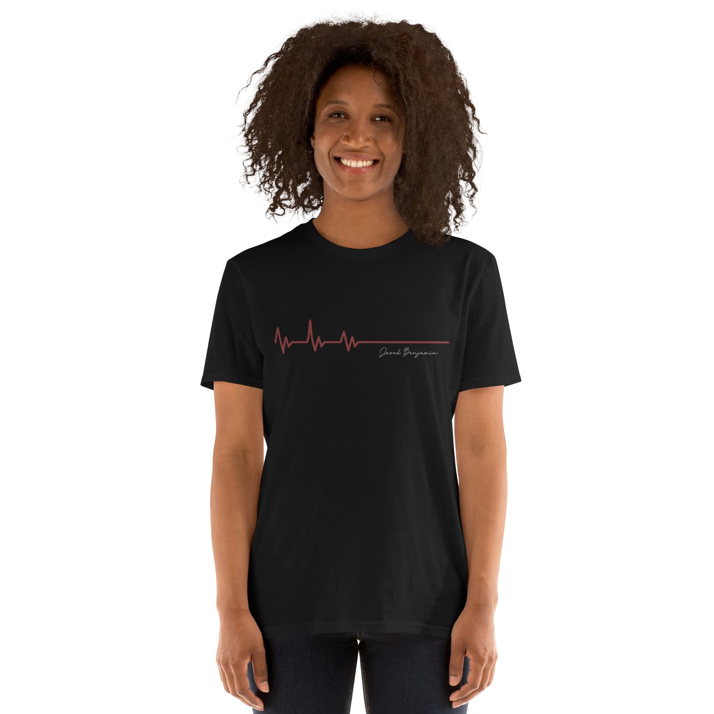 Flatline Short-Sleeve Unisex T-Shirt (Black, White, Grey)