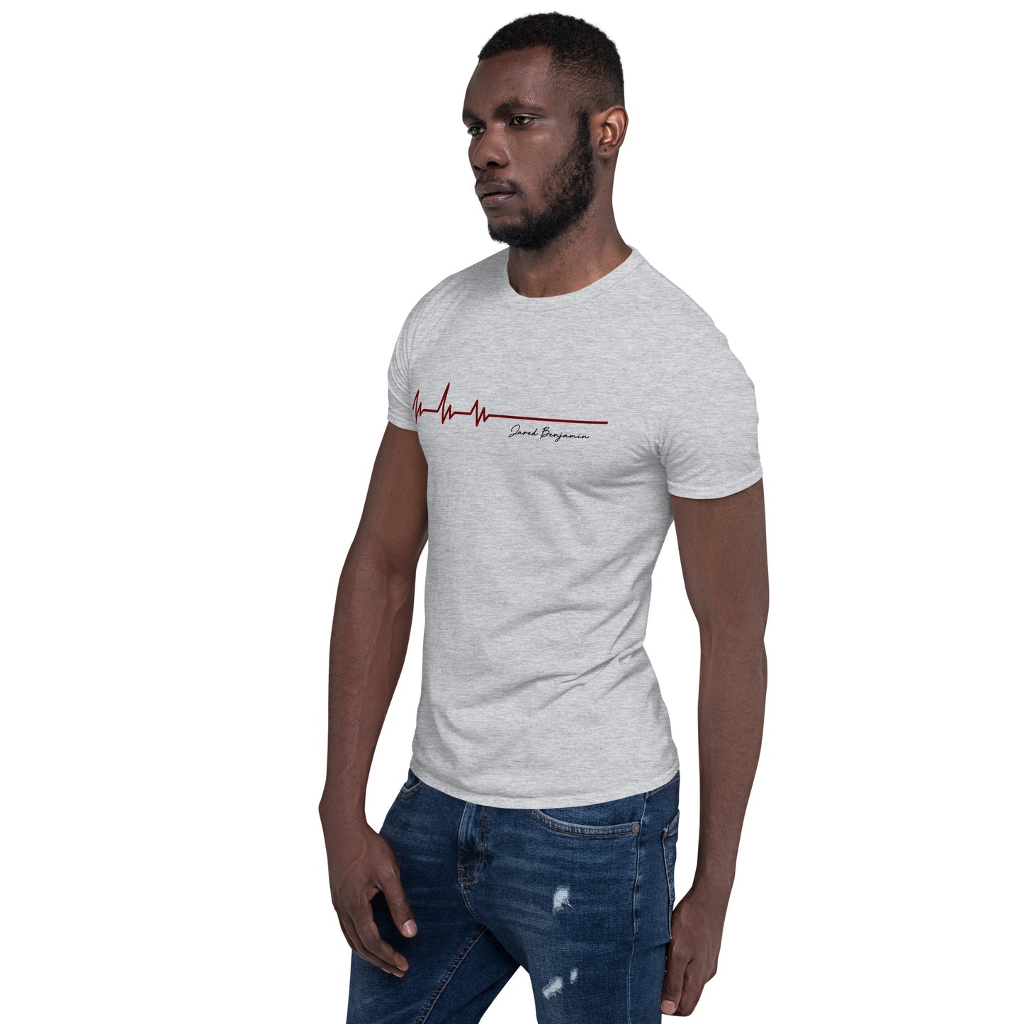 Flatline Short-Sleeve Unisex T-Shirt (Black, White, Grey)