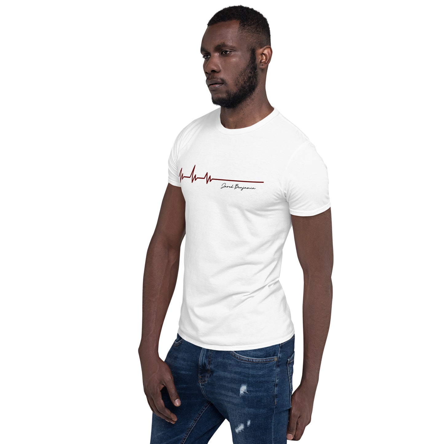 Flatline Short-Sleeve Unisex T-Shirt (Black, White, Grey)