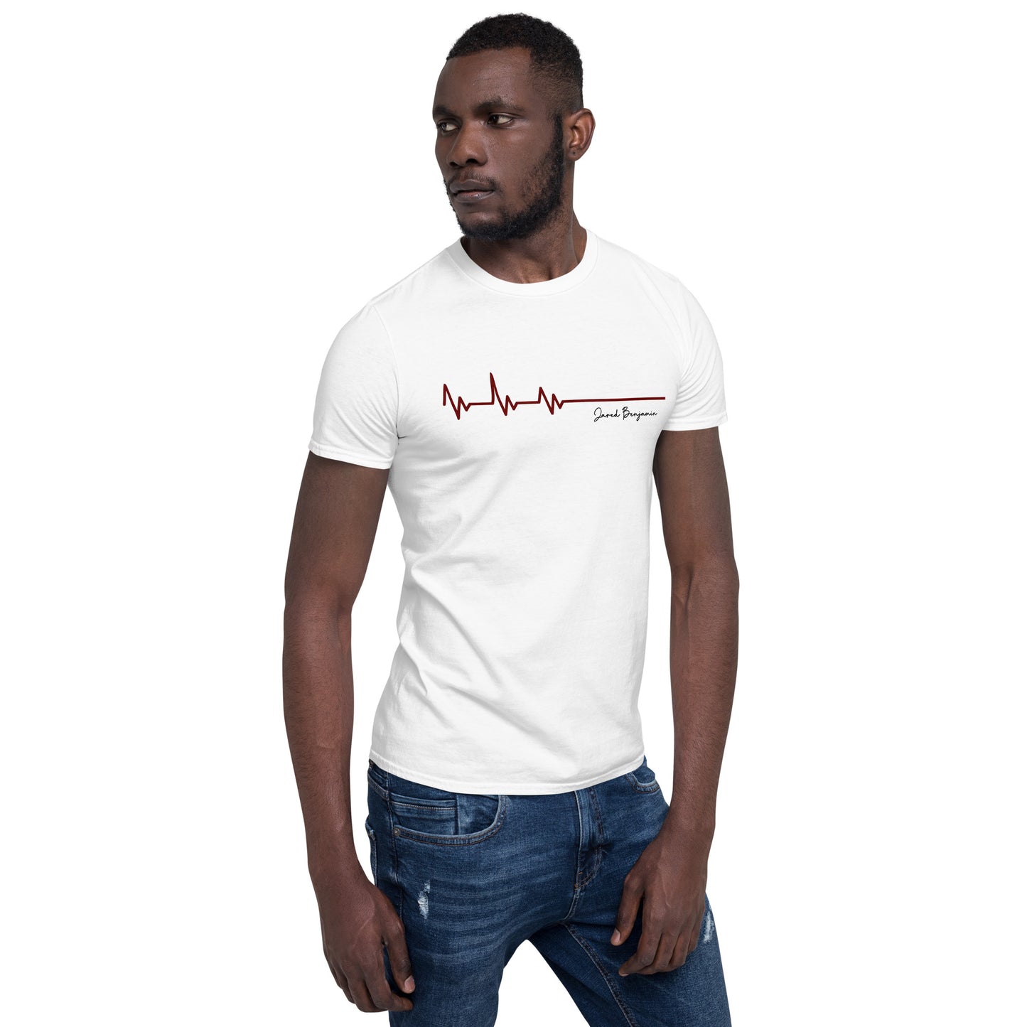Flatline Short-Sleeve Unisex T-Shirt (Black, White, Grey)