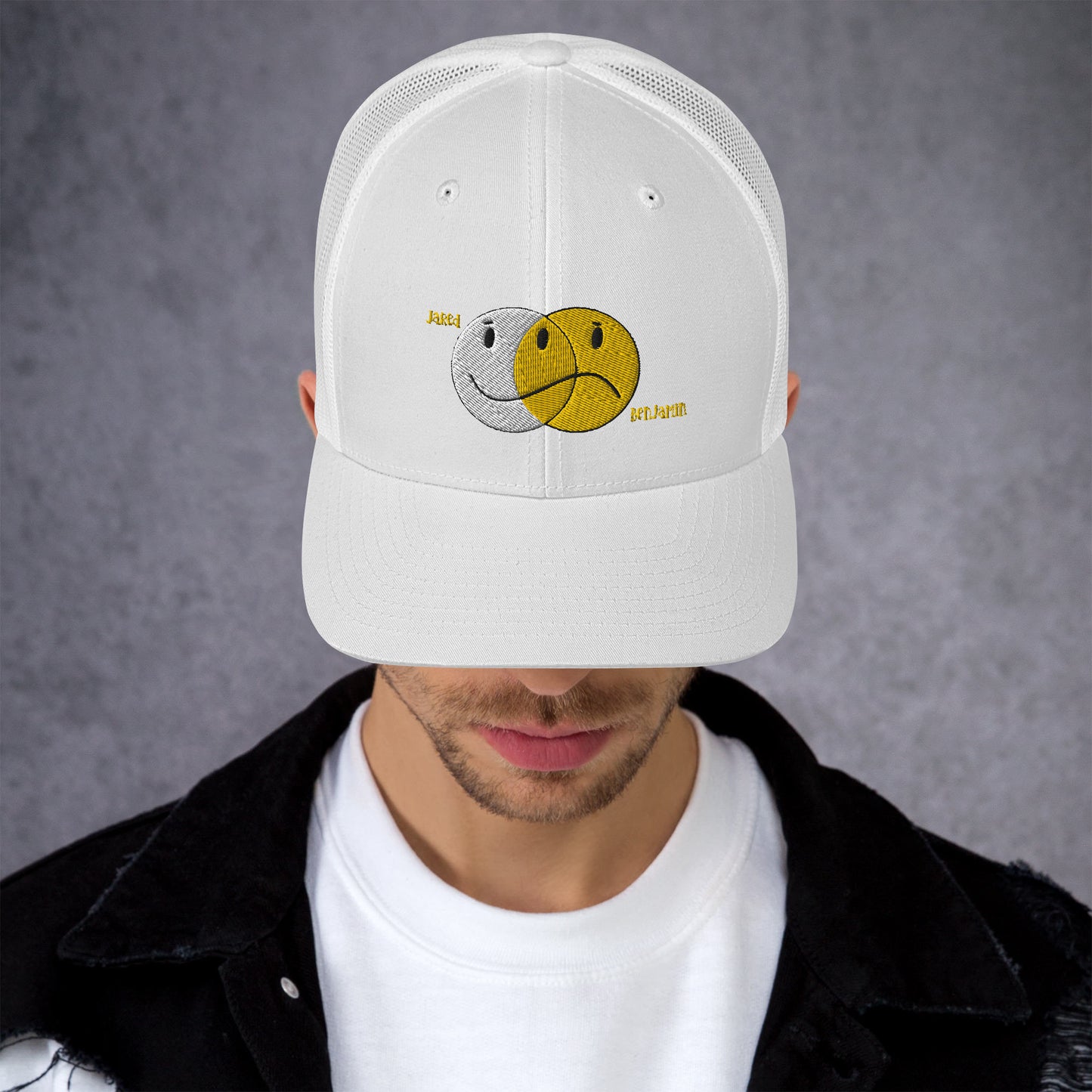 Hi's & Low's White Trucker Cap