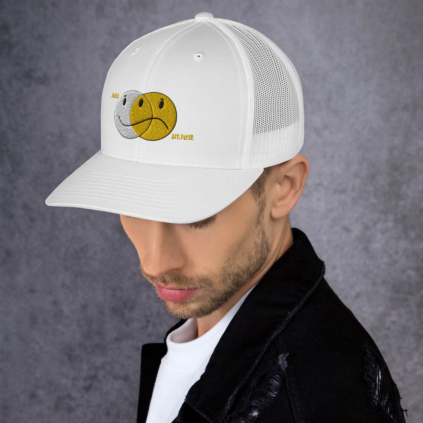 Hi's & Low's White Trucker Cap