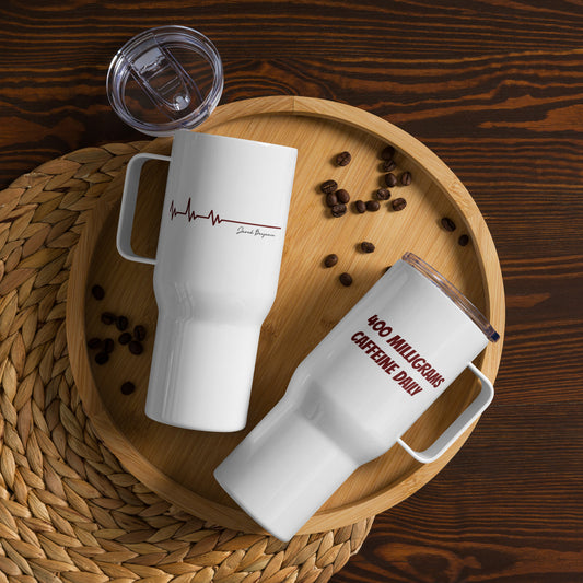 Flatline Limited Edition Travel mug with a handle