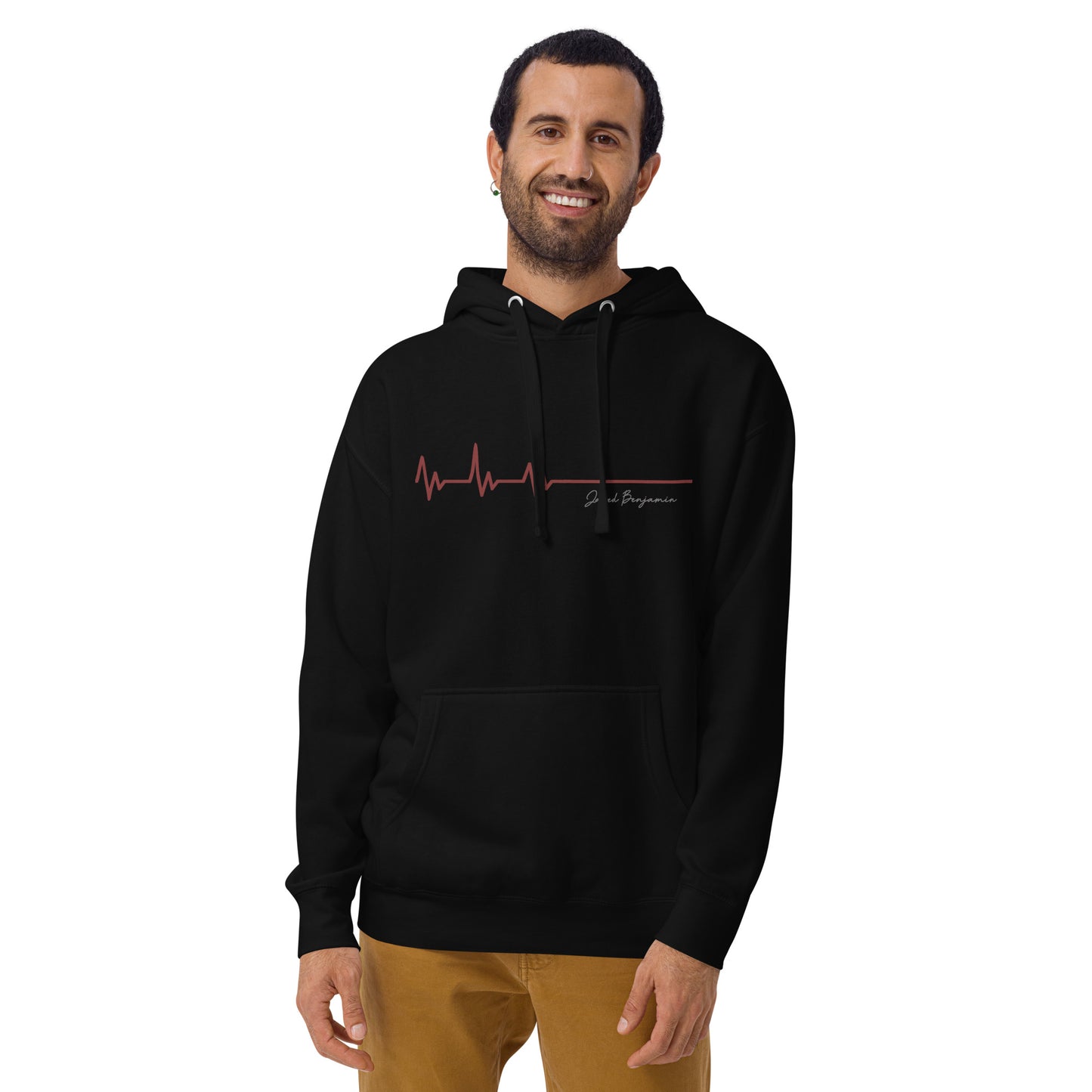 Flatline Unisex Hoodie (Black, White or Grey)