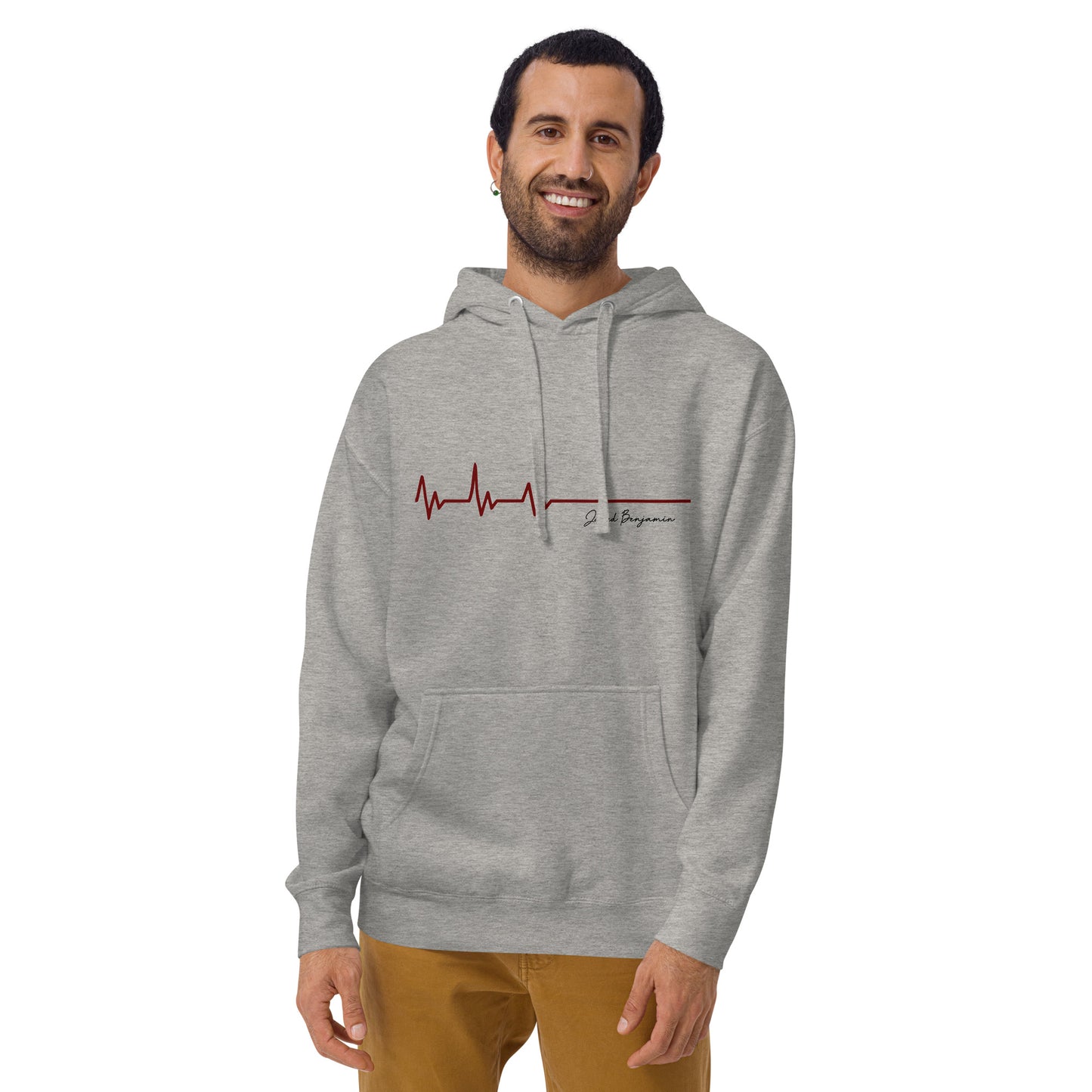 Flatline Unisex Hoodie (Black, White or Grey)