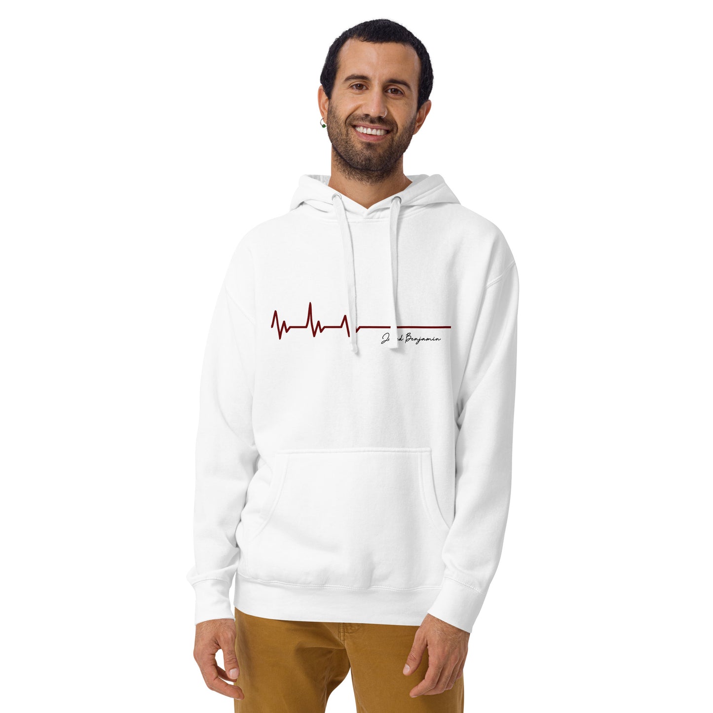 Flatline Unisex Hoodie (Black, White or Grey)