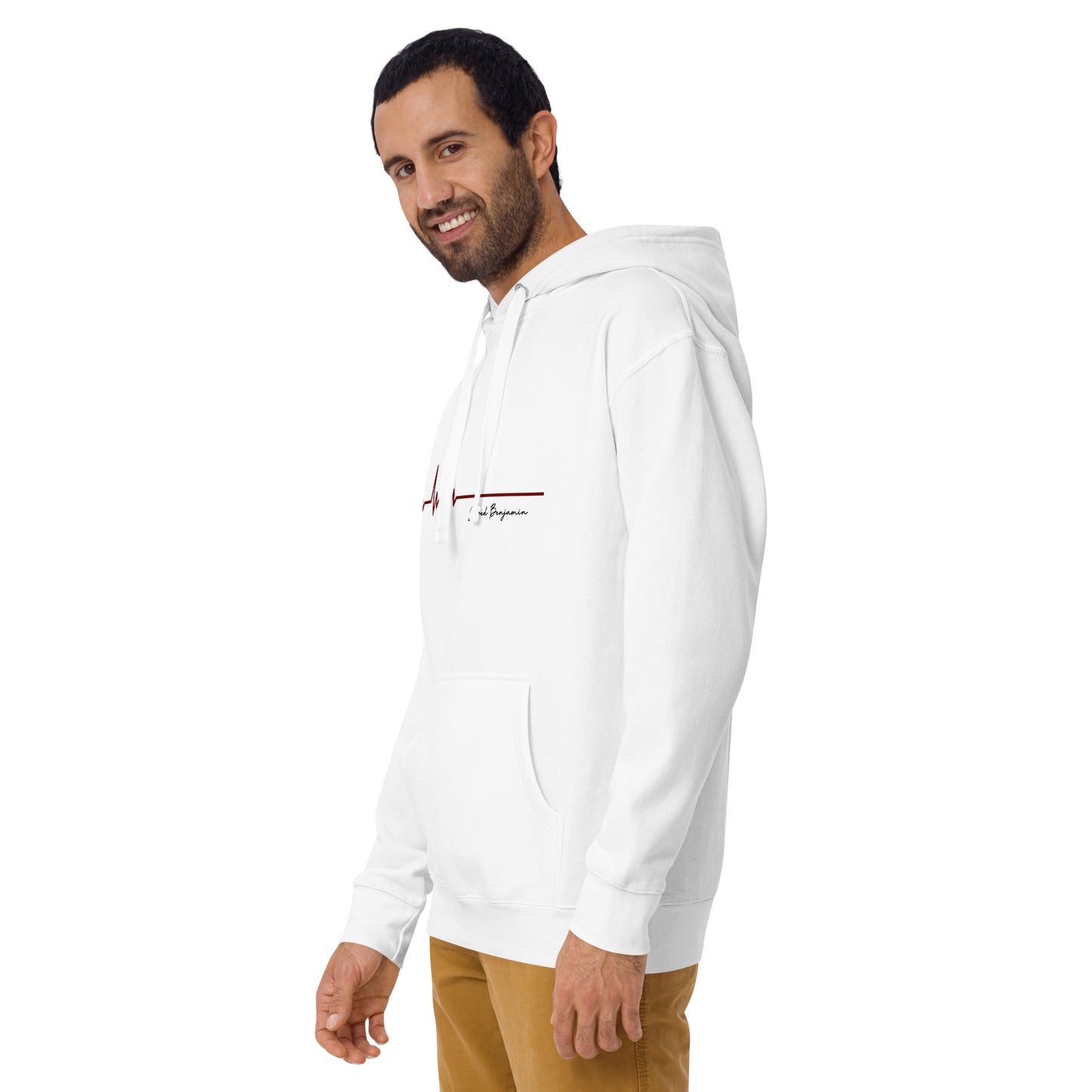 Flatline Unisex Hoodie (Black, White or Grey)